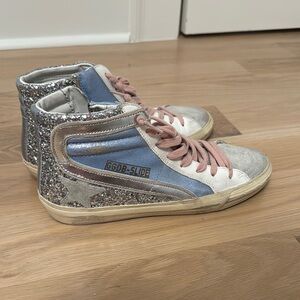 Golden Goose Slide High-Top Sneakers